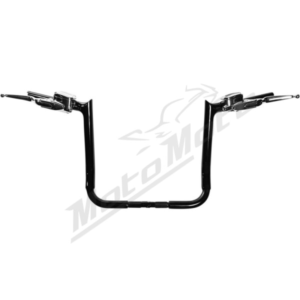 FAT BAGGERS INC. Pointed Top Handlebar Black 91.5x35.5cm Harley Davidson FLHTK / FLHXS / FLHX / FLHTKL 1690-1923 10-20