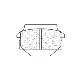 CL BRAKES 2799ATV1 stabdžių trinkelės KAWASAKI KEF / KSF / LT 230-300 87-03