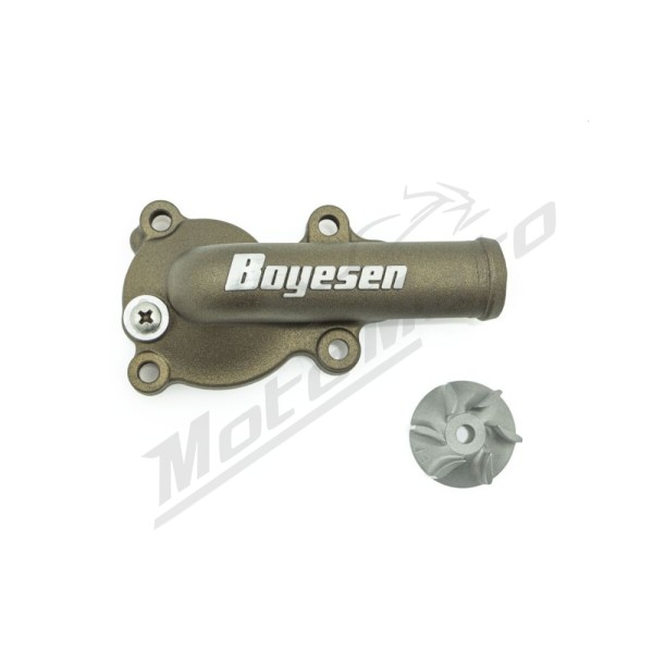 BOYESEN Supercooler Water Pump Cover & Impeller Kit KAWASAKI KX 250-450 19-24