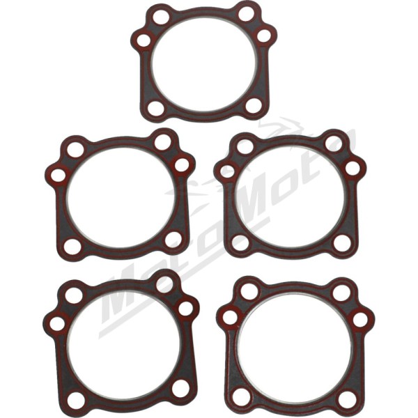 JAMES GASKET Replacement Cylinder Head and Compliance Fitting Gaskets Harley Davidson 1450-1800cc 1999-2017 5pcs