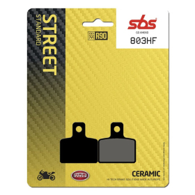 SBS 803HF Street Ceramic Organic Brake Pads Aprilia / GasGas / Husqvarna / Jotagas / Sherco / TRS 50-300cc 00-22