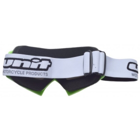 Off Road goggles green UNIT M18 (silver lens)