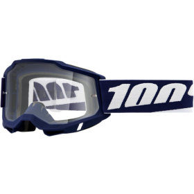 100% goggles accuri 2 mifflin - clear lens - color navy blue / white