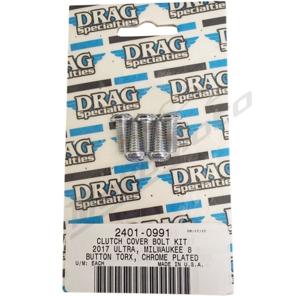 DRAG SPECIALTIES M-Eight Bolt Kit M8 5pcs. Harley Davidson FLDE / FLFB / FLFBS / FLHC / FLHCS 1750-1923cc 17-24