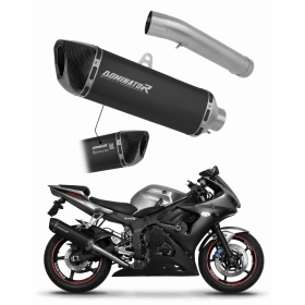 Dominator Yamaha YZF R6 2003-2005 EU Approved Exhaust Silencer Muffler HP6 BLACK + dB killer
