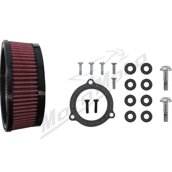 S&S CYCLE Air Stinger Stealth Air Cleaner Kit Harley Davidson FLHR / FLHRC / FLHRSE 1584-1800cc 08-17