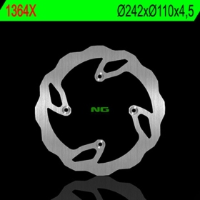 NG BRAKES 1364X galinis fiksuotas stabdžių diskas TM RACING EN / MX 125-530 06-09