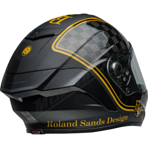 BELL Race Star DLX Flex Helmet - RSD Player Matte/Gloss Black/Gold