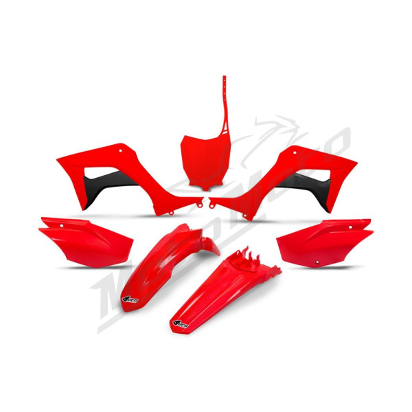 UFO Plastic Set Red Oem Honda CRF 110-125 19-27