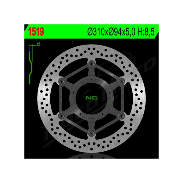 NG Front Floating Brake Disc 310X94X5mm Honda VFR 800cc 14-17