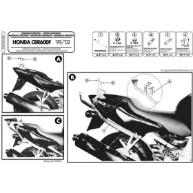 KAPPA Rear storage box bracket Honda CBR 600F 99-09