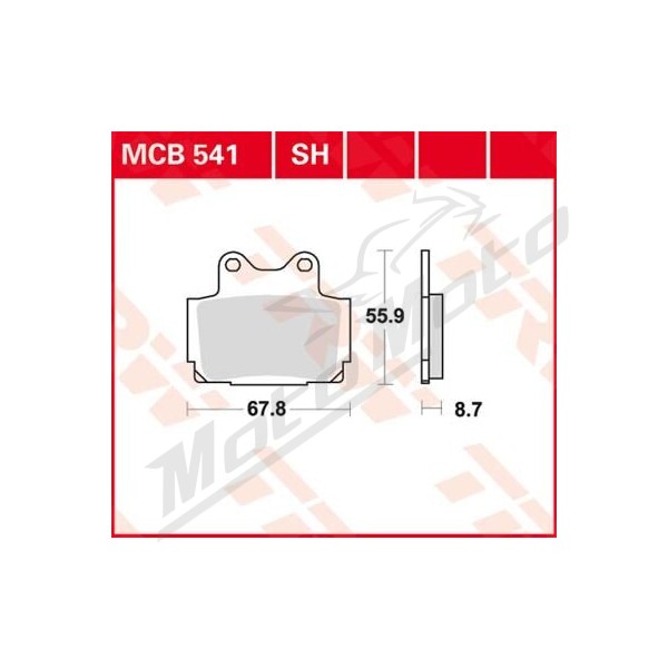 TRW All Round Sintered Metal Brake Pads Yamaha FZR / FZS / RD / SRX / TDR / TZR / XJ 125-600cc 84-03