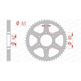 AFAM Steel Standard Rear Sprocket 428 50-54 teeth