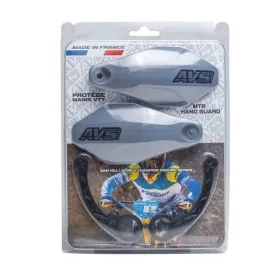 AVS RACING Handguards Kit Plastic Grey