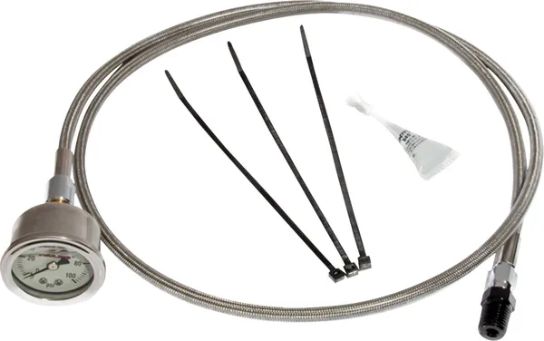 FEULING PARTS Remote Oil PSI Gauge Kit Harley Davidson FLDE / FLFB / FLFBS 1750-1977cc 17-25