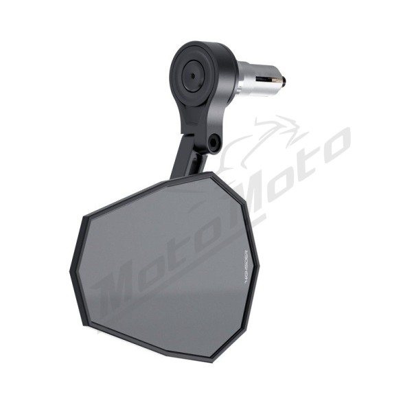 HIGHSIDER pro Bar End Mirror Stealth-X5 EVO Aprilia / Benelli / BMW / DERBI / Harley Davidson / Honda / Kawasaki / KTM / Moto Guzzi / Suzuki / Yamaha 125-1200cc 04-25 (1pc)