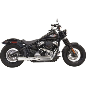 BASSANI XHAUST 2-into-1 Road Rage Exhaust System Harley Davidson 1750-1868cc 2018-2024