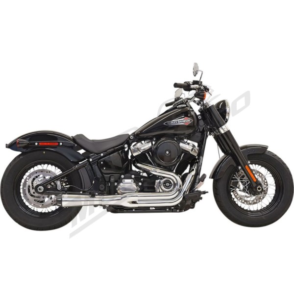BASSANI XHAUST 2-into-1 Road Rage Exhaust System Harley Davidson 1750-1868cc 2018-2024