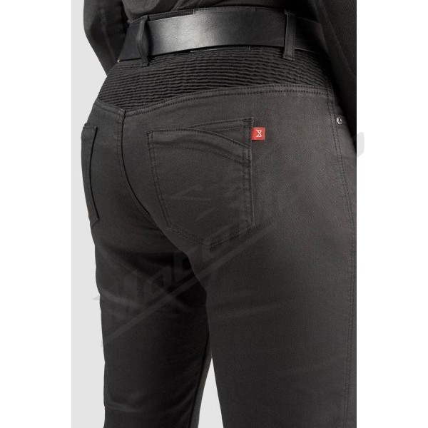 Moteriški džinsai PANDO MOTO LORICA BLACK A Slim Fit Cordura®