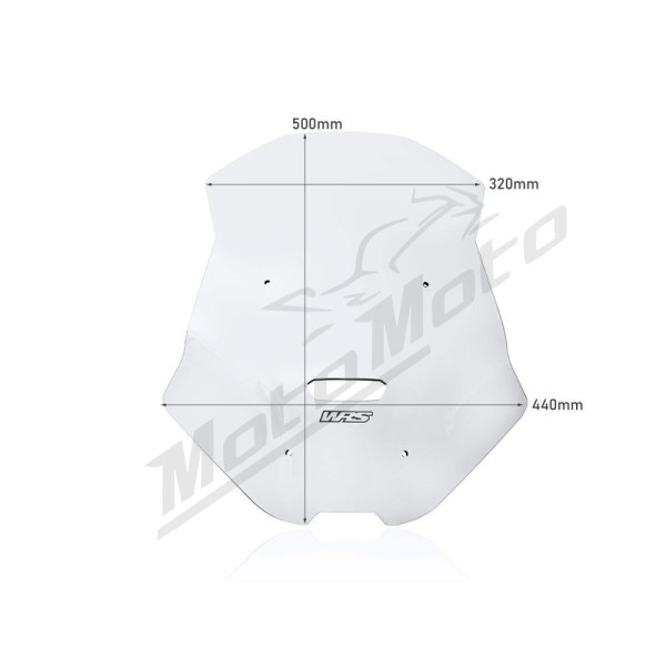 WRS Windscreen for Scooter Clear Honda ADV 350 ABS 22-24