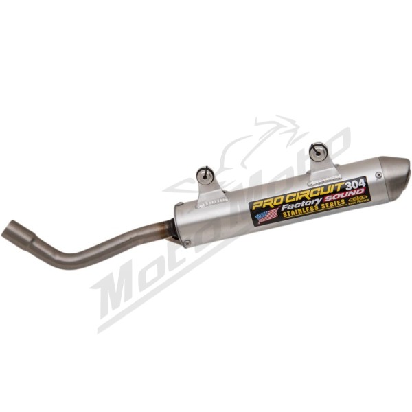 PRO CIRCUIT 304 Silencer Stainless Steel/Aluminum Husqvarna TE / KTM XC-W 300 2019  