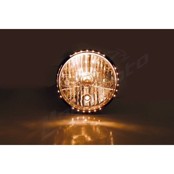 HIGHSIDER Smart Reno 2 Universal Headlight Black Ø200mm