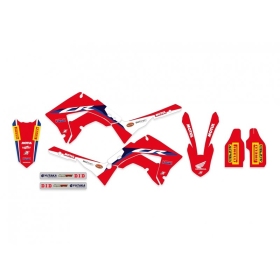 BLACKBIRD replikos Team HRC 2020 Pilnas grafikos rinkinys HONDA CR 125-250cc 1976-2007