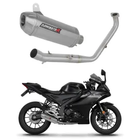 Dominator Full Exhaust System Collector Silencer S3+ dB killer (Euro 5+) Yamaha YZF R125 24->