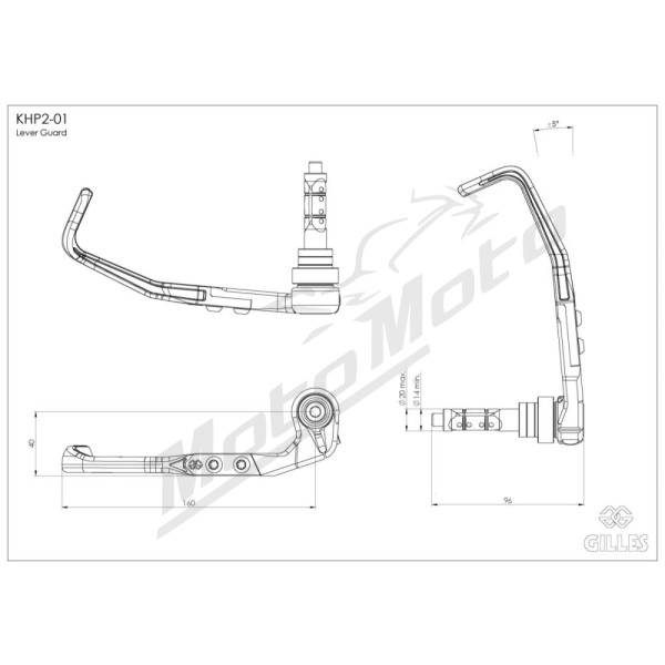 GILLES TOOLING Handshield Clutch Side Ducati Panigale V4 1000/1100 24-25