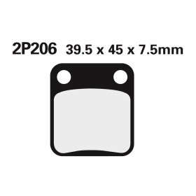 NISSIN stabdžių trinkelės Daelim / Honda / Kawasaki / Mash / Suzuki 125-250cc 82-17
