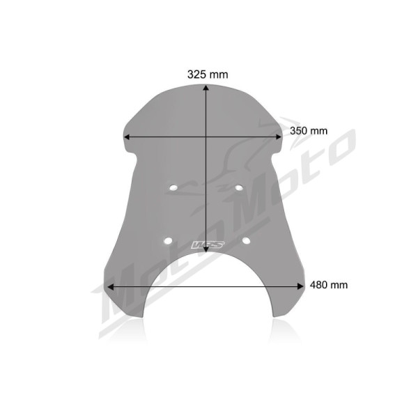 WRS TOURING Windscreen Smoke Royal Enfield Himalayan 450 ABS 24-25