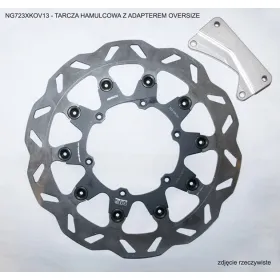 NG Priekinis plaukiojantis stabdžių diskas 320X118X5mm Suzuki / Yamaha 125-450cc 96-16
