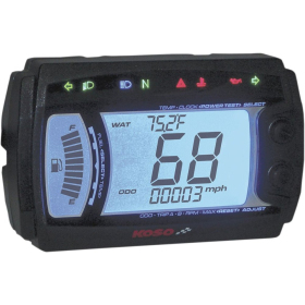 KOSO NORTH AMERICA XR-SR Multifunction Electronic Speedometer 72.4 x 116.3 x 32.3 mm