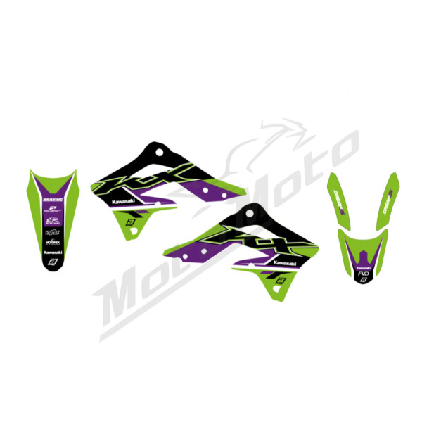 BLACKBIRD DREAM 5 STICKER SET Kawasaki KX 450F 2012-2015