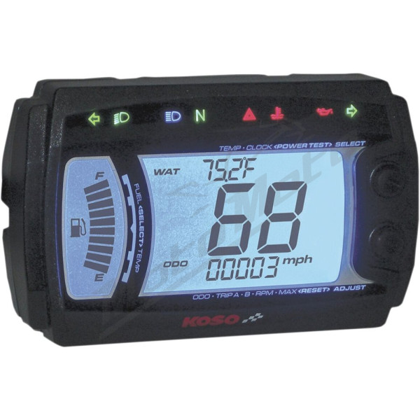 KOSO NORTH AMERICA XR-SR Multifunction Electronic Speedometer 72.4 x 116.3 x 32.3 mm