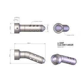LEOVINCE DB Killer Insert Ø 52MM