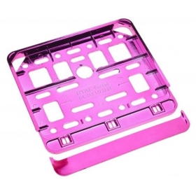 Number plate frame 148x148mm pink