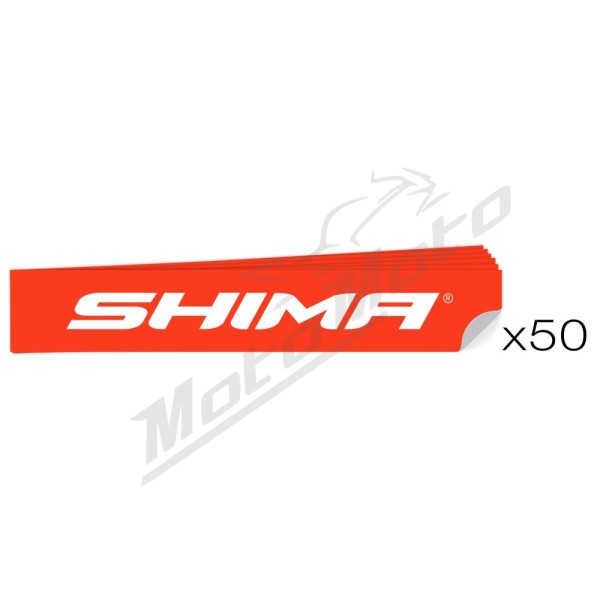 Shima sticker set 87x15mm 50pcs Red