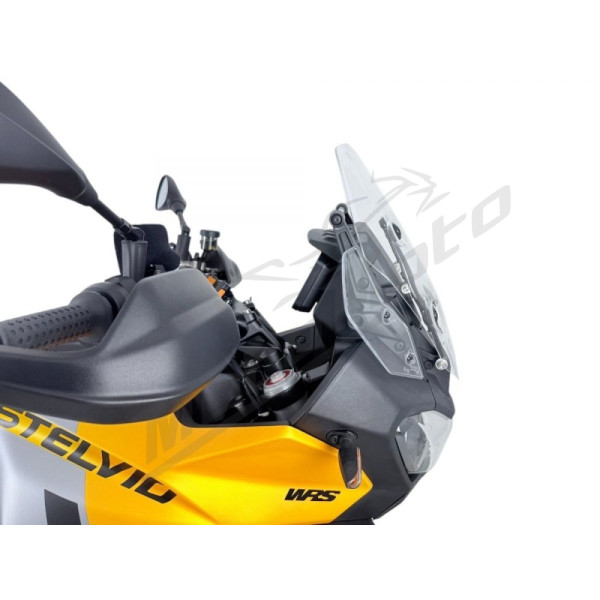 WRS Windscreen Sport W/ Radar Clear Moto Guzzi Stelvio 1000 ABS 24-25