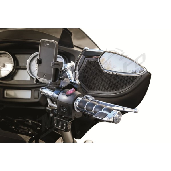 KURYAKYN Scythe Chromed Universal Mirrors 2pcs