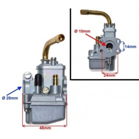 Carburetor 10mm (Manual choke) (screwed on)