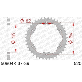 AFAM Steel Standard Rear Sprocket 520 38 teeth DUCATI 1098-1198cc 07-11