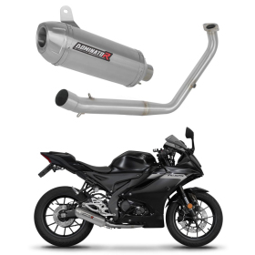 Dominator Full Exhaust System Collector Silencer S3 + dB killer (Euro 5) Yamaha YZF R125 21-24