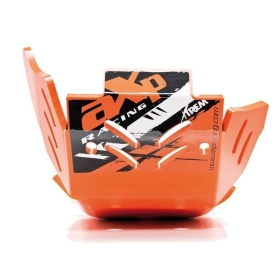 AXP Enduro Xtrem dugno apsauga oranžinė HDPE 8 mm KTM EXC-F 250-350cc 2017-2023