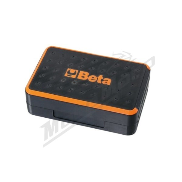 BETA Assortment of 11 hexagon sockets, 21 bits and 7 accessories, in plastic case