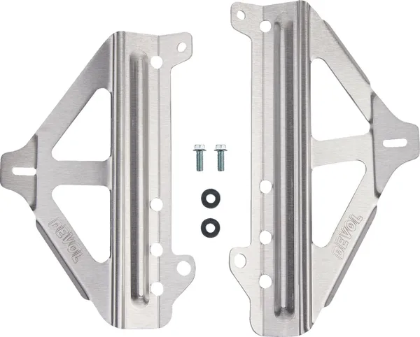 DEVOL Radiator Race Brace Set Kawasaki KX 250cc 13-16
