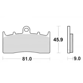 Sbs stabdžių trinkelės 900DS-2 Dual Sinter 2 Aprilia / Bmw / Benelli / Can-Am / Ducati / Kawasaki / Triumph