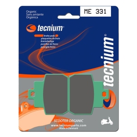 TECNIUM organinės stabdžių trinkelės ME331 Piaggio MP3 / X8 125-250cc 03-12