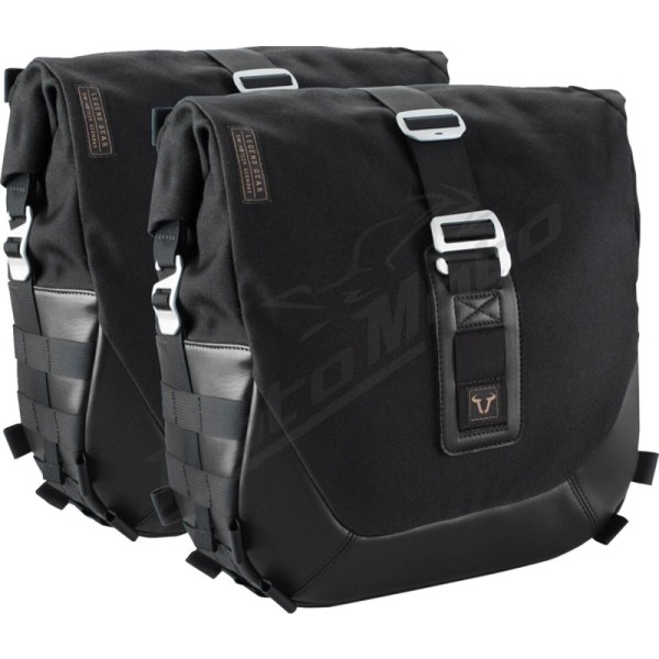 SW-MOTECH Legend Gear LC2 Side Bag System Black Edition Royal Enfield Meteor 350 21-24