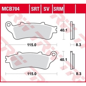 BRAKE PADS TRW MCB704 STANDARD